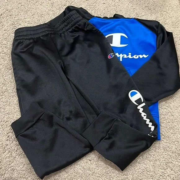 Champion Hoodie Joggers Outfit Youth Size 5 6